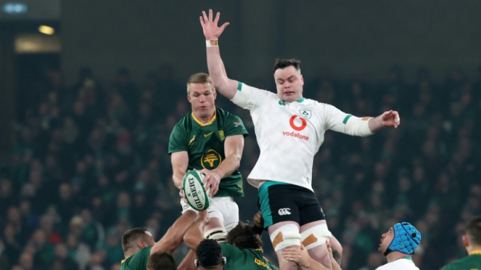 Irish lock Ryan gets three game ban for Springbok red card