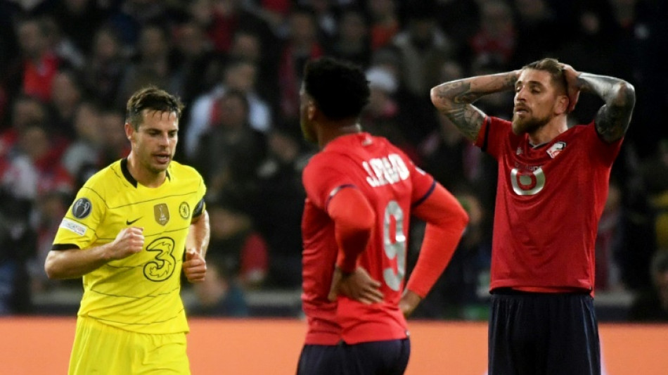 C1: le champion d'Europe Chelsea s'impose 2-1 &agrave; Lille et acc&egrave;de aux quarts de finale