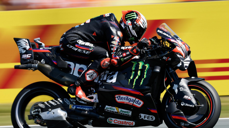 MotoGp: Bezzecchi fuori in Olanda, cade al terzo giro