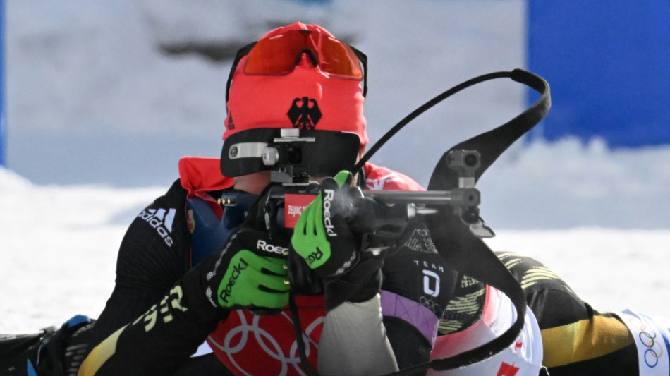 Biathlon: M&auml;nner-Staffel verpasst Medaille knapp