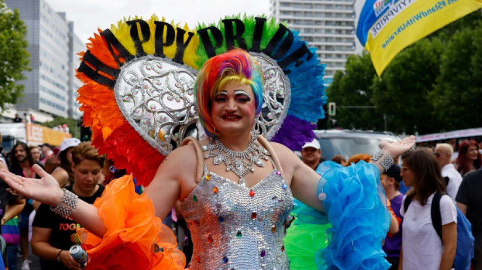 Kundgebung zum Christopher Street Day in Berlin