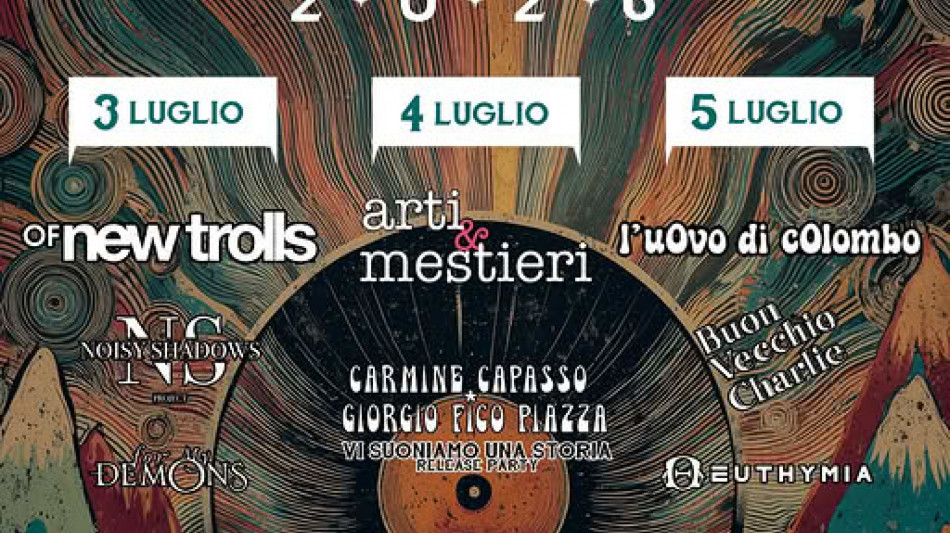 Porretta Prog Legacy, tre giorni di musica progressive sull'Appennino bolognese