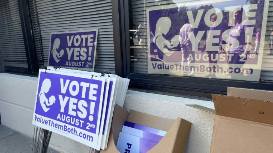 Wahlberechtigte im Bundesstaat Kansas stimmen &uuml;ber Abtreibungsrecht ab