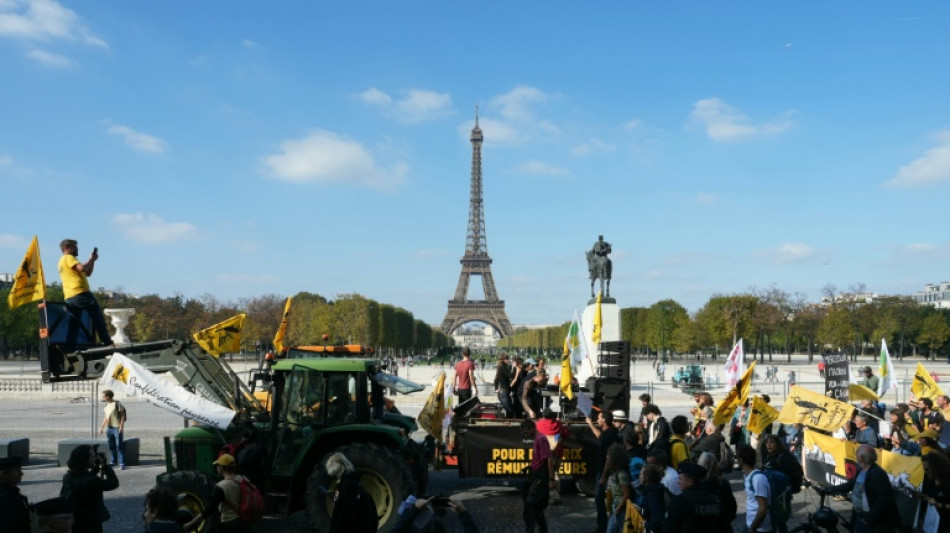 Agricultores protestam em Paris contra acordo UE-Mercosul