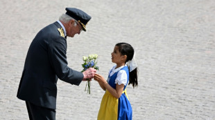 D&eacute;fil&eacute; a&eacute;rien, banquet, fanfares militaires: le roi de Su&egrave;de f&ecirc;te ses 80 ans