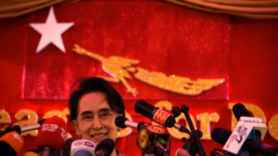 Myanmar pro-military party claims Suu Kyi's seat in junta-run poll