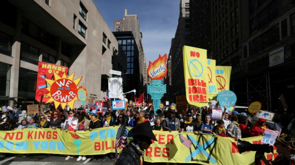 "Nous défendons l'Amérique!": à New York, la colère contre Trump