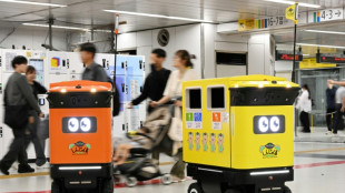 Japan's busiest rail station tests robot bins