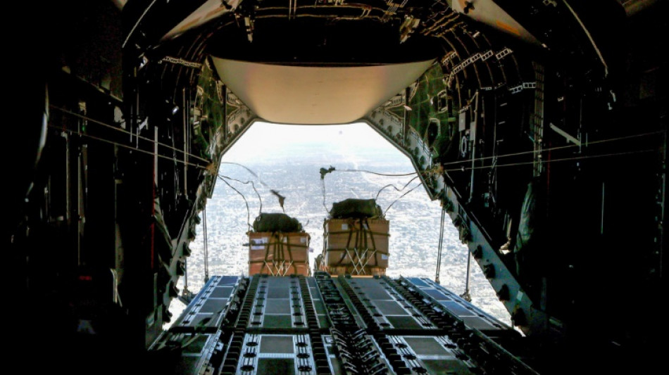 Bundeswehr wirft weitere Hilfsg&uuml;ter &uuml;ber dem Gazastreifen ab