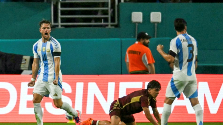 Messi-less Argentina down Venezuela in friendly