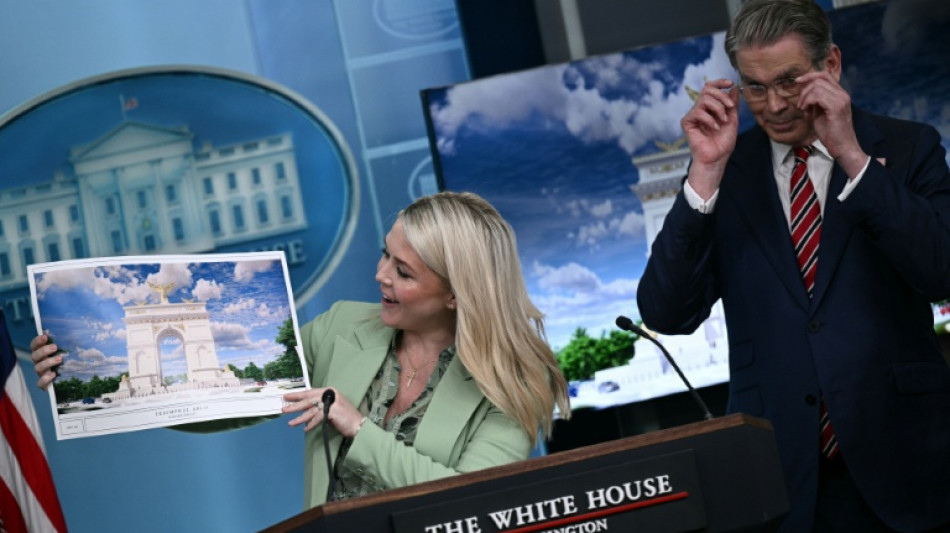 Trump's triumphal arch gets official name