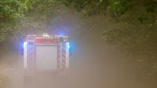 Weiter Waldbr&auml;nde in Deutschland - L&ouml;schhubschrauber in Plauen im Einsatz