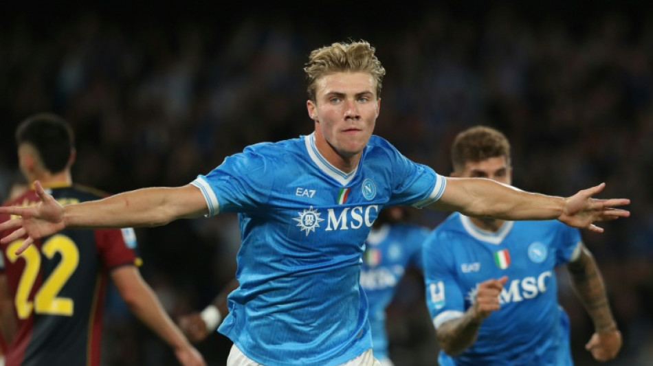 Hojlund fires Napoli into Serie A lead as AC Milan held at Juve