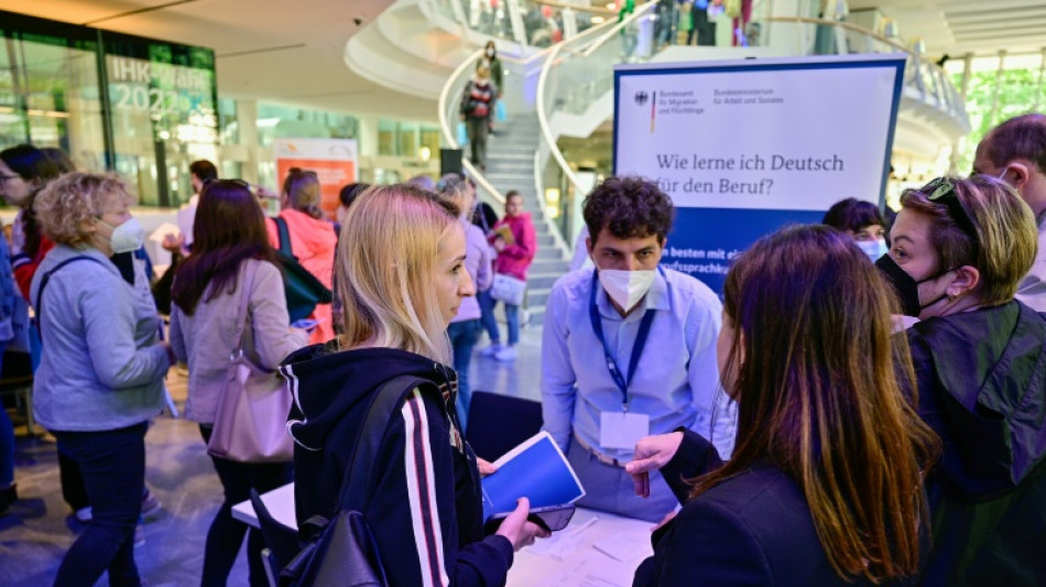 Ukrainian jobseekers collide with German language barrier