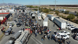 Mexican farmer protest blocks US border bridge