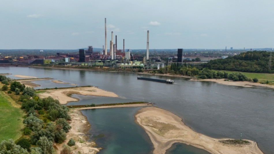 German steel giant Thyssenkrupp weighs options as Rhine drops