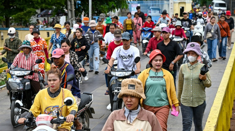 La preocupaci&oacute;n de las trabajadoras del sector textil en Camboya por los aranceles de Trump