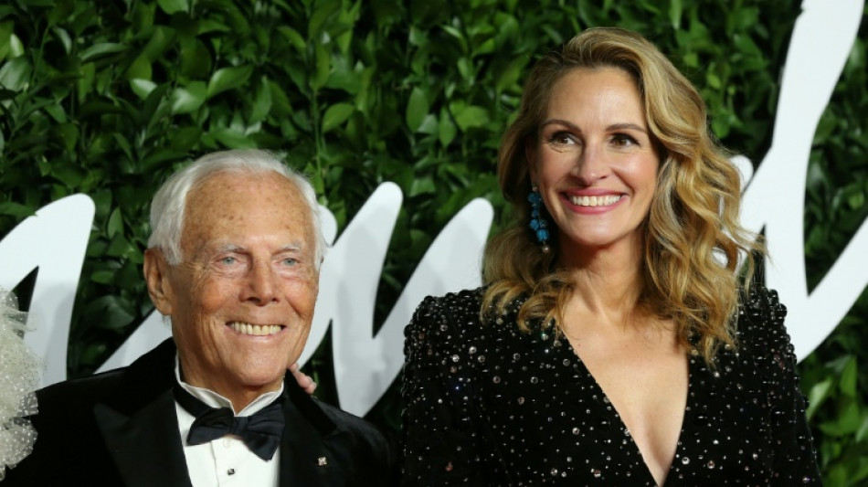 Fashion, cinema stars hail 'love affair' with Armani