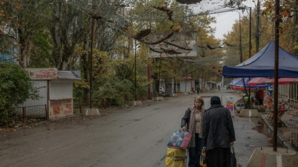 Evacuees from Russian-occupied Oleshky arrive in Ukraine