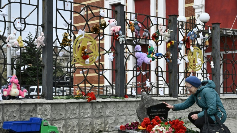 Gedenken an russischen Angriff auf Bahnhof von Kramatorsk vor einem Jahr