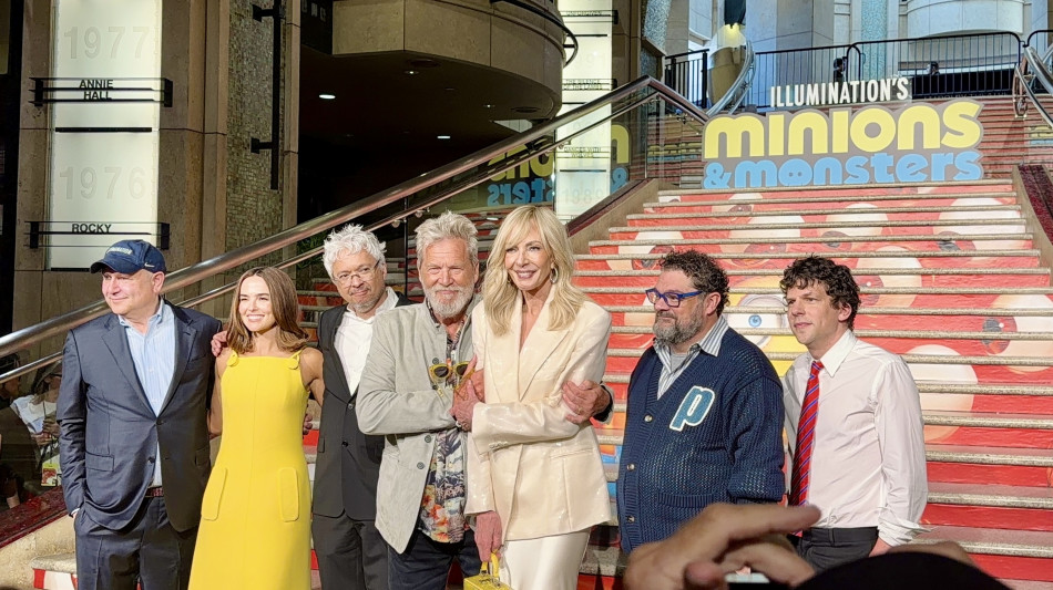 Hollywood si tinge di giallo per l'anteprima di Minions and Monsters di Pierre Coffin