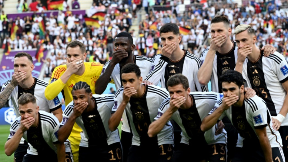 Germany's World Cup silence adds to vocal sporting protests