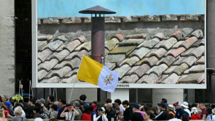 Au Vatican, la foule attend la fumée blanche au deuxième jour du conclave