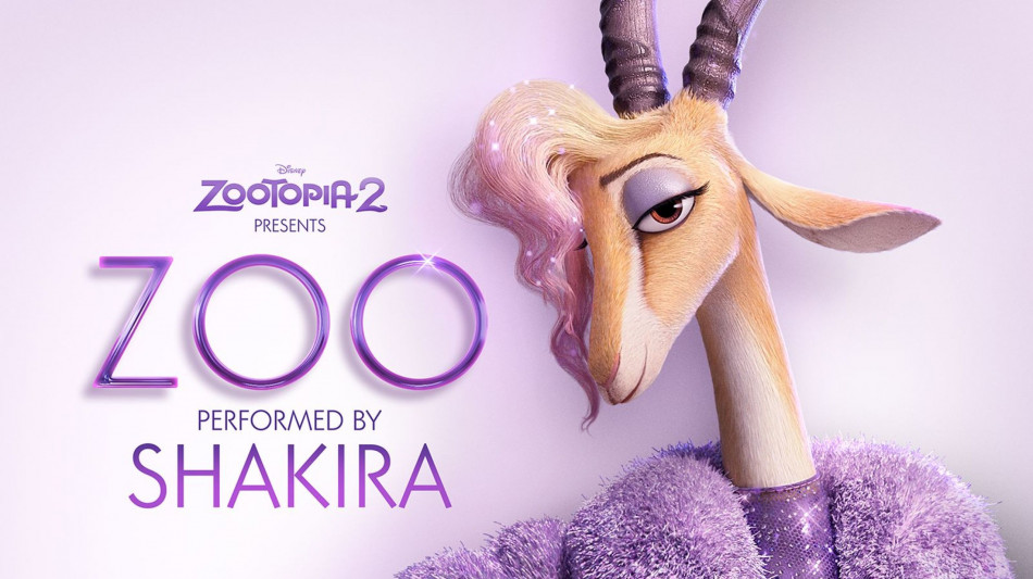 Shakira protagonista di Zoo, il video musicale di Zootropolis 2