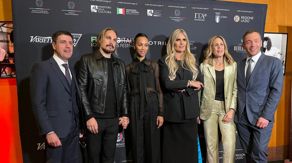 Zoe Salda&ntilde;a e Marco Perego, noi coppia da Oscar