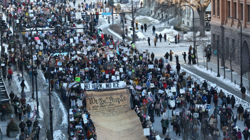 Manifestation &agrave; Minneapolis contre la police de l'immigration, des journalistes arr&ecirc;t&eacute;s