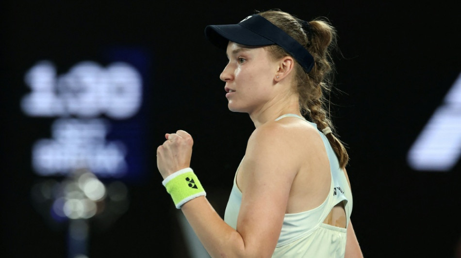 Erster Titel in Melbourne: Rybakina schockt Sabalenka