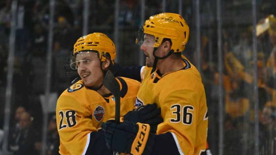 Predators power past Sharks in NHL season opener