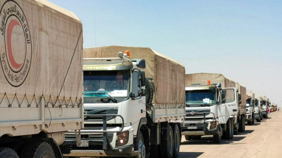 Nach Kämpfen im Süden Syriens: Weiterer Hilfskonvoi erreicht Suwaida