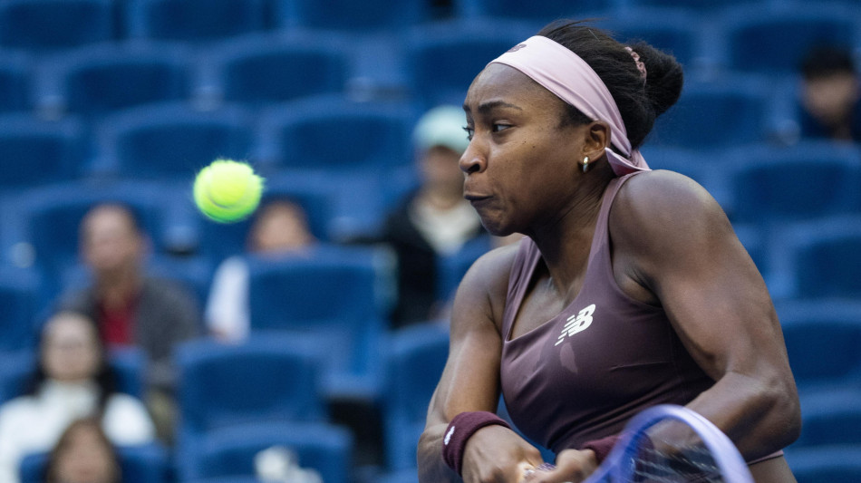 Tennis: Gauff salta il Wta 1000 di Wuhan 'ho bisogno di recuperare'