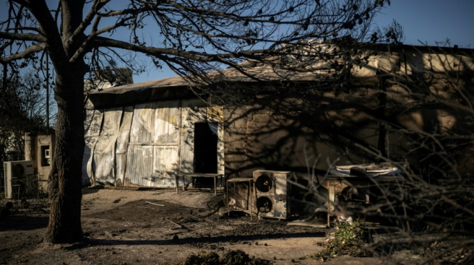 Sid&eacute;ration et d&eacute;solation sur les lieux du premier d&eacute;c&egrave;s caus&eacute; par les incendies en Gr&egrave;ce