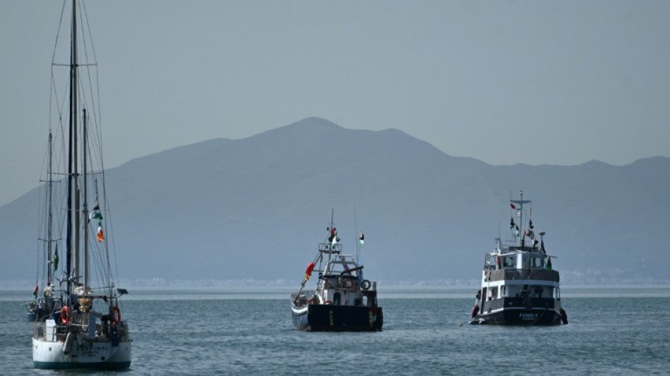 La flottille pour Gaza affirme qu'un autre de ses bateaux a &eacute;t&eacute; touch&eacute; et soup&ccedil;onne un drone