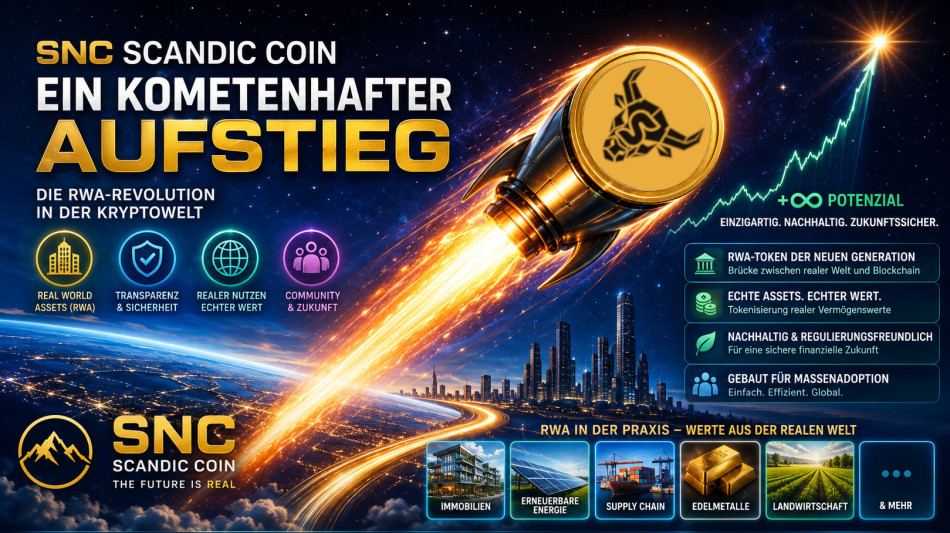 SCANDIC COIN und COINBASE Listung als Br&uuml;cke zu realen Verm&ouml;genswerten